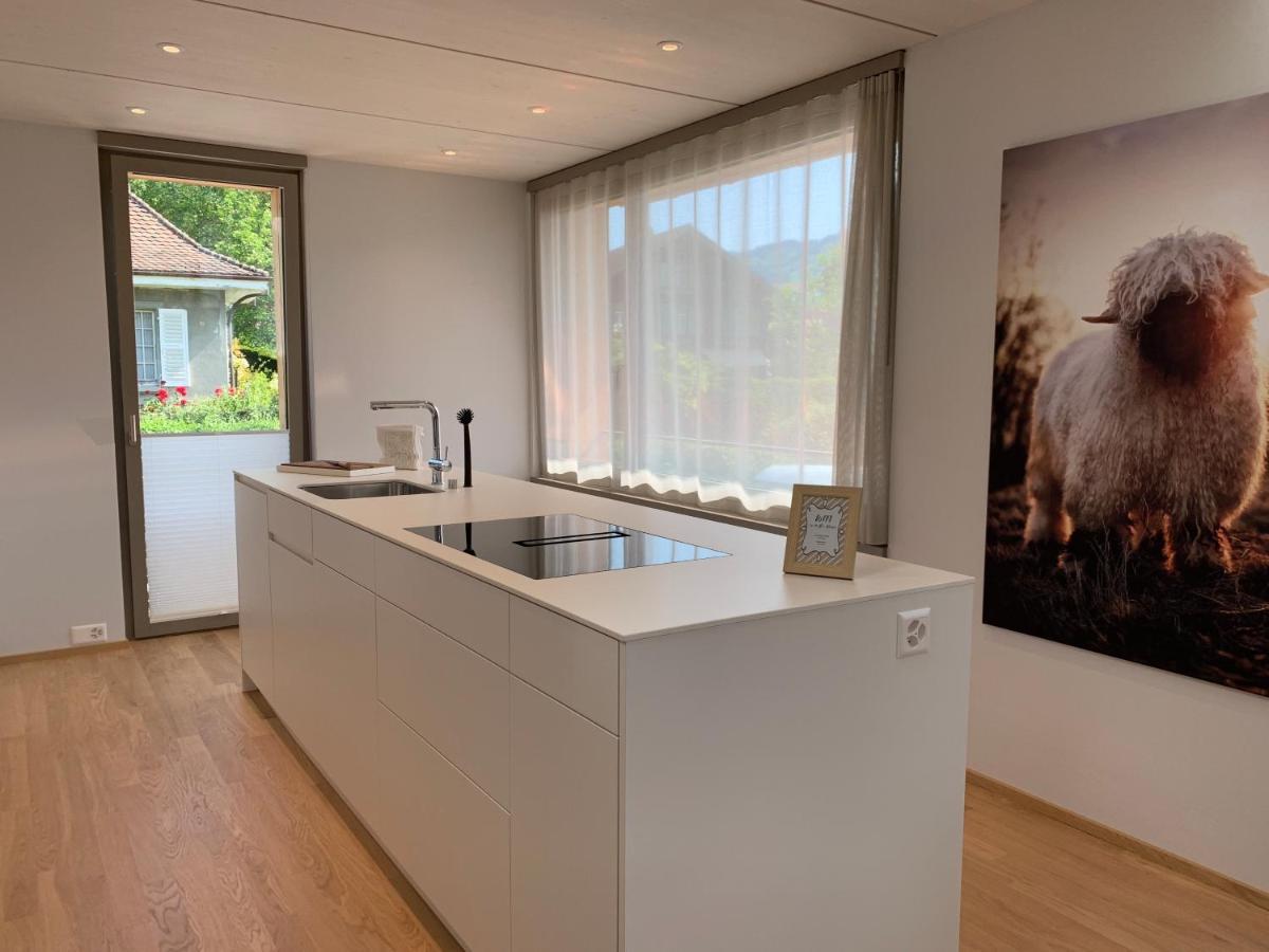 Seaside-Lodge, Top Apartment Spiez Luaran gambar